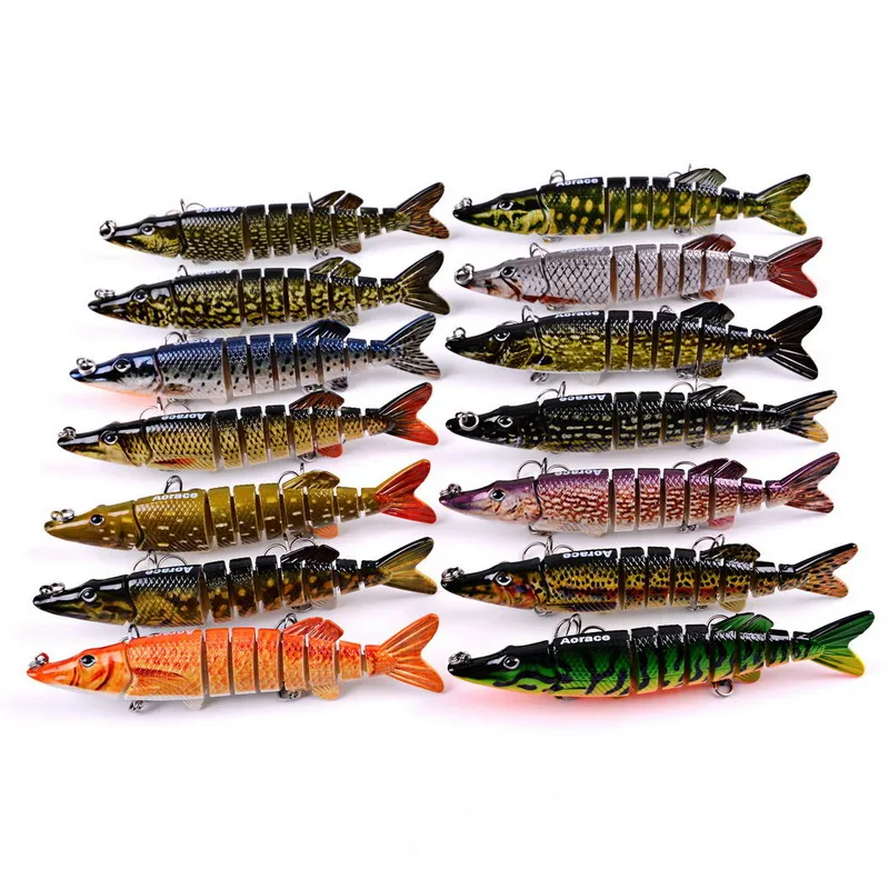 1pcs Vissen Lokken 30cm 226g Jointed Sinking Wobbler Voor Snoek Swimbait Crankbait Forel Bass Vissen Accessoires visgerei Aas - imagen 3