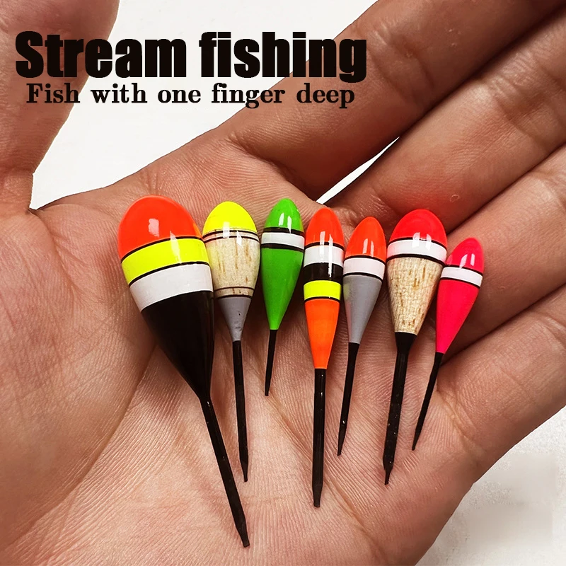 Flotador de pesca de 2 piezas, accesorio de alta sensibilidad para exteriores, para pescar en aguas poco profundas - imagen 2