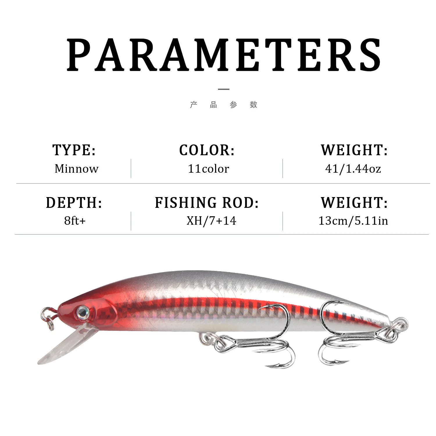 Señuelos de pececillo de hundimiento pesado, 120mm, 39g, cebos duros artificiales de fundición larga, lubina, trucha, Swimbait, Pesca Wobbler, accesorios de Pesca - imagen 4