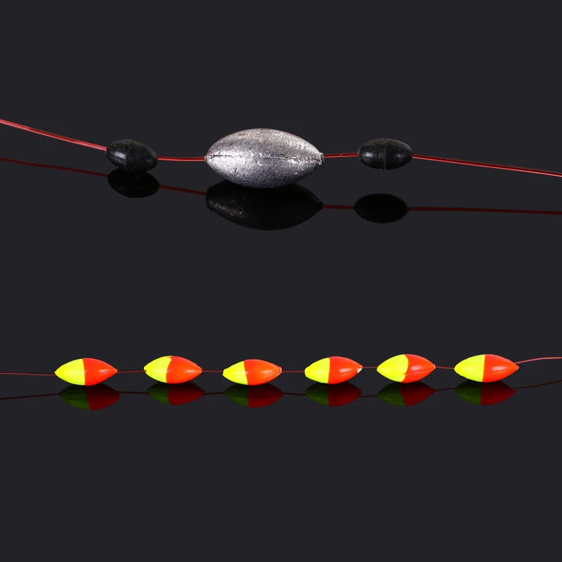 Accesorios flotador siete estrellas para carpa con línea y anzuelo - imagen 4