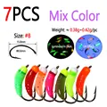 7pcs Mix Color