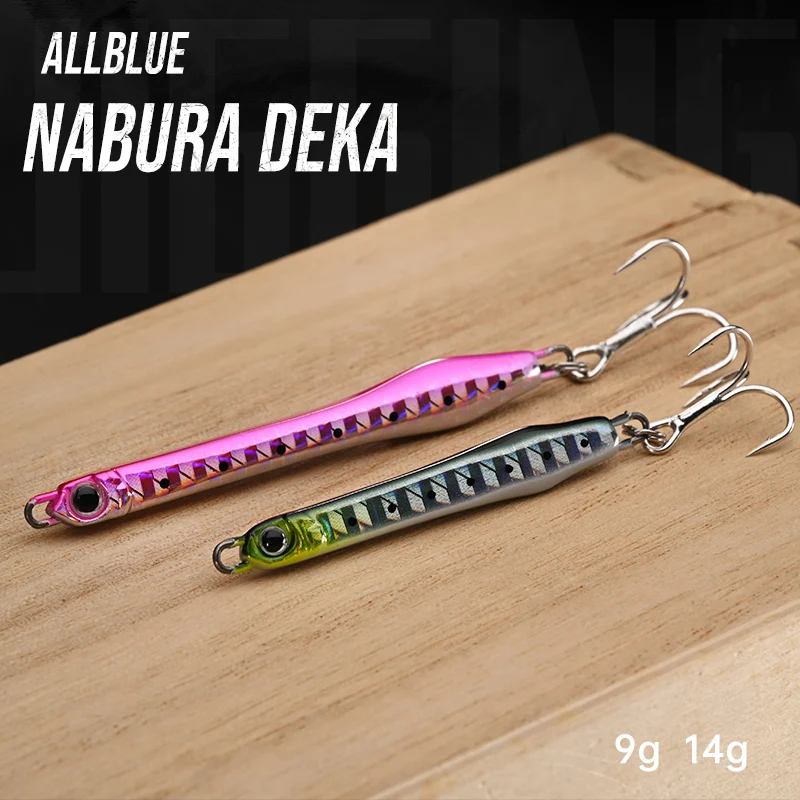 ALLBLUE Nabura Deka – Jig metálico para lubina desde orilla - imagen 4