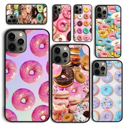 Funda Candy Cremamy Pink Donut para iPhone 16 15 14 13 12 11 Pro Max