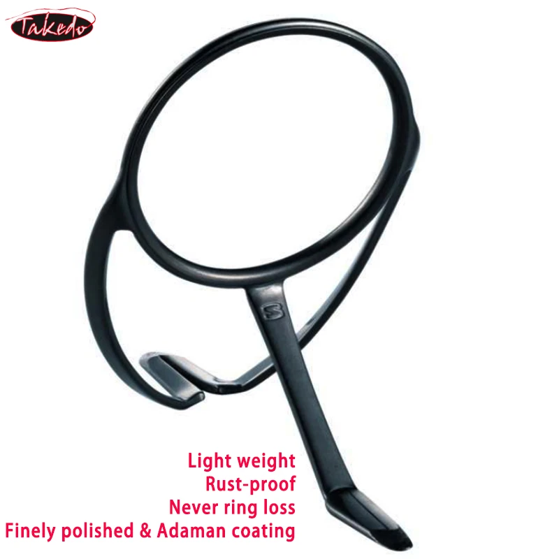 TAKEDO ABTCDG guías marinas construcción de varillas guías de pesca anillo componente de reparación DIY carpa cacao Surf caña de pescar accesorio de aparejos - imagen 2