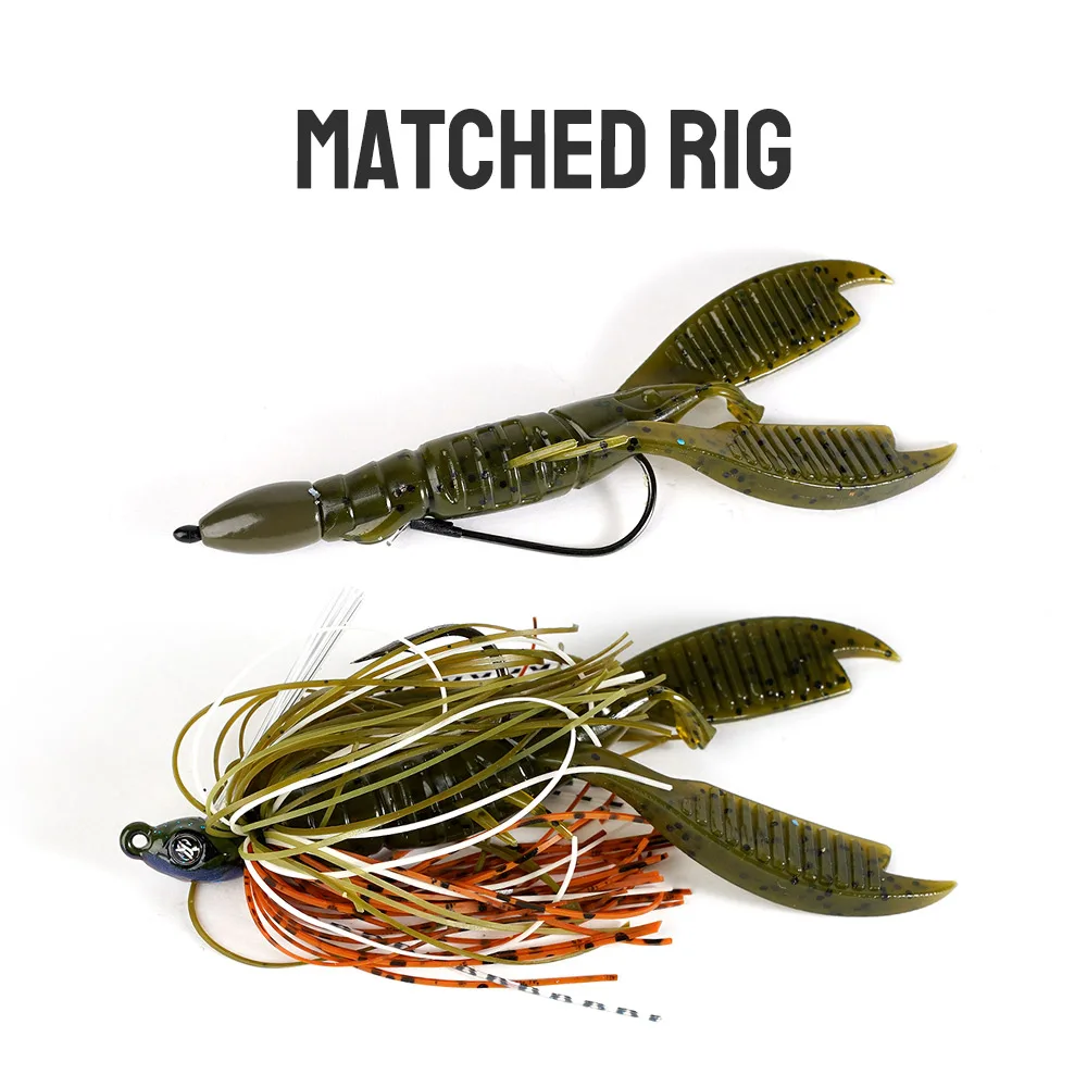 DYY-señuelo suave de silicona para pesca de lubina, cebo Artificial de 10cm, 9g, 6 piezas - imagen 5