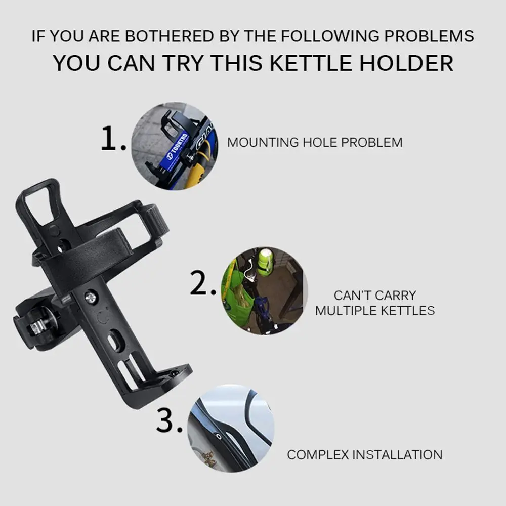 Accesorios de liberación rápida soporte de montaje para motocicleta Clip de café deportes al aire libre bicicleta botella de agua soporte para vasos - imagen 3