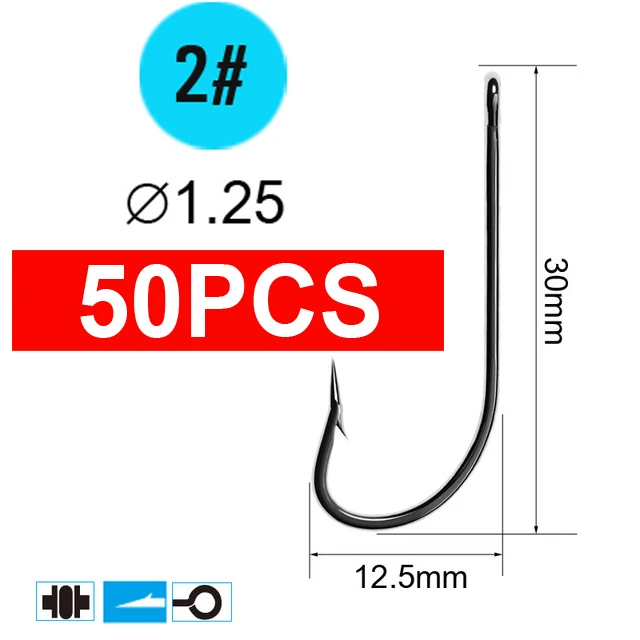 50PCS Size 2
