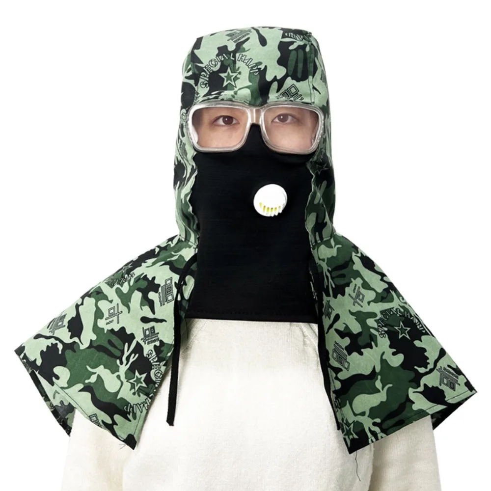 Nuevo Capucha de soldadura de protección completa para hombres y mujeres, protección solar, lentes de soldadura, sombreros protectores lavables a prueba de polvo - imagen 3
