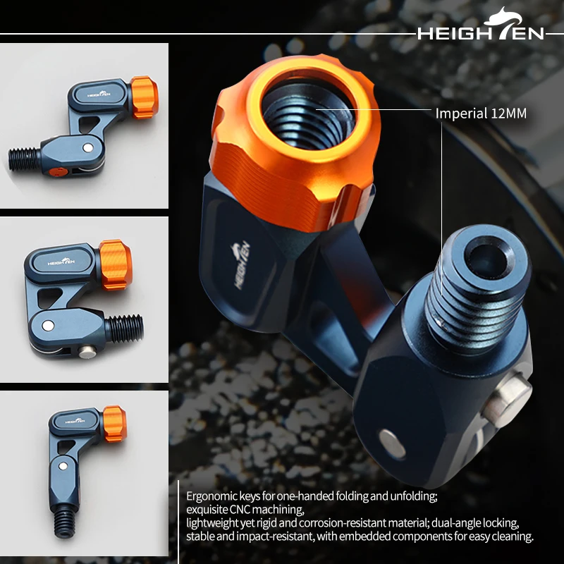 Cabezal de red equilibrador de red de pesca, adaptador de aluminio de aviación plegable, cabezal de conversión portátil - imagen 4