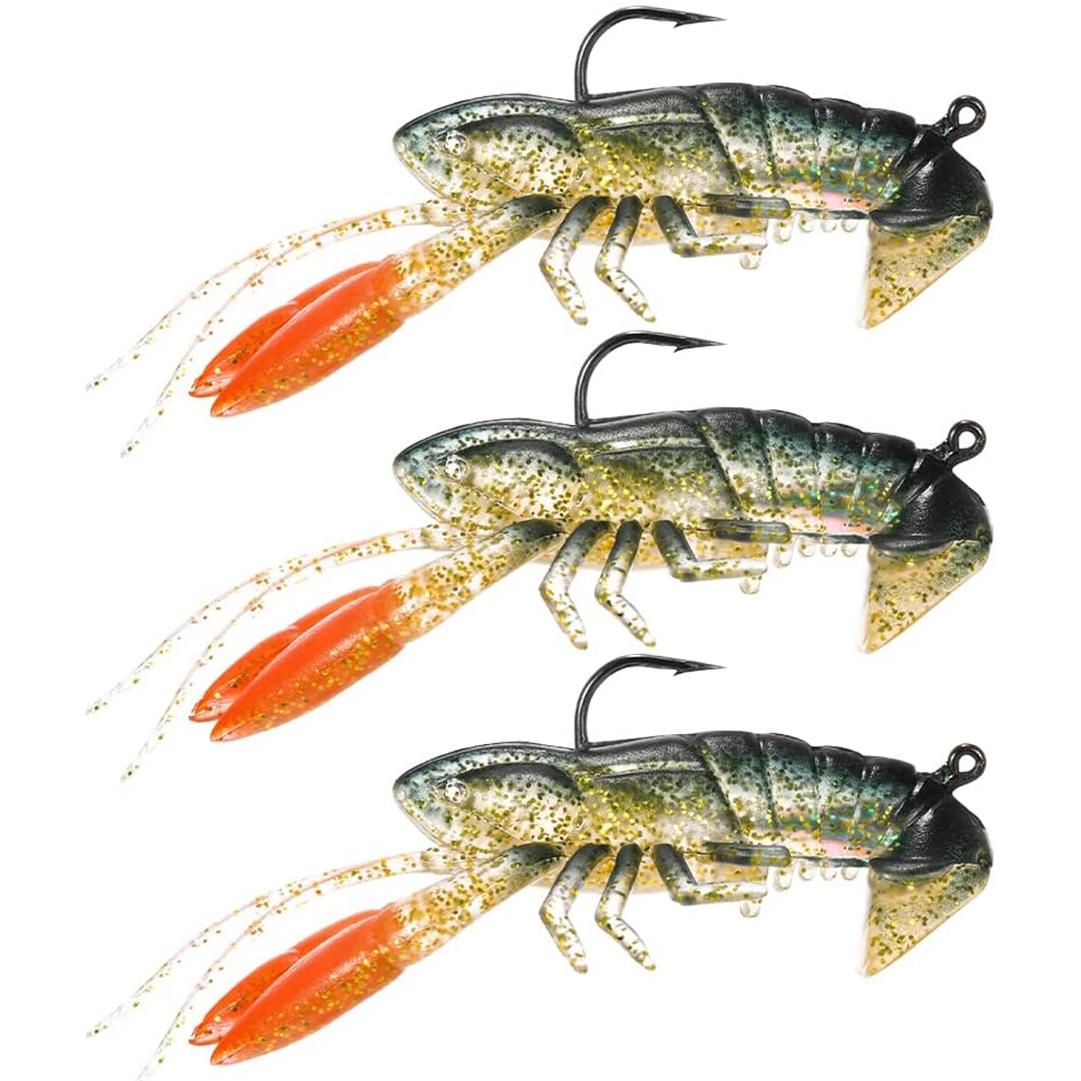 Señuelo de pesca biónico suave, cebo de lubina artificial translúcido de agua dulce, 8cm, 14g, con gancho oculto - imagen 2