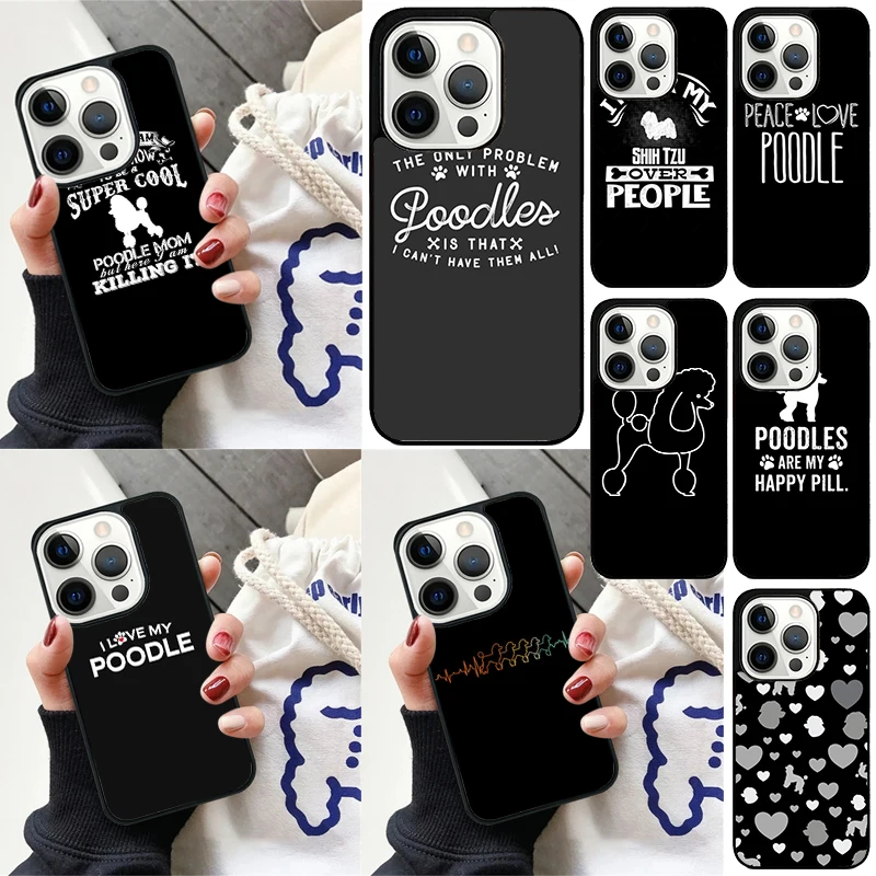 Funda iPhone Poodle Dibujos Animados – Diseño Tierno - imagen 2