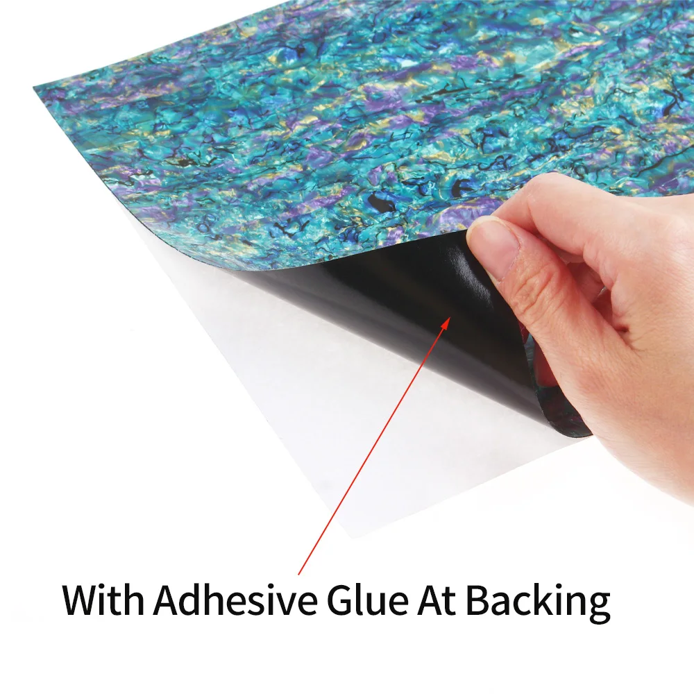 Impresión ICERIO, hoja de concha de abulón Flexible, hoja adhesiva de chapa Paua, señuelo laminado, fabricación de decoración de caña de pescar Materal - imagen 5