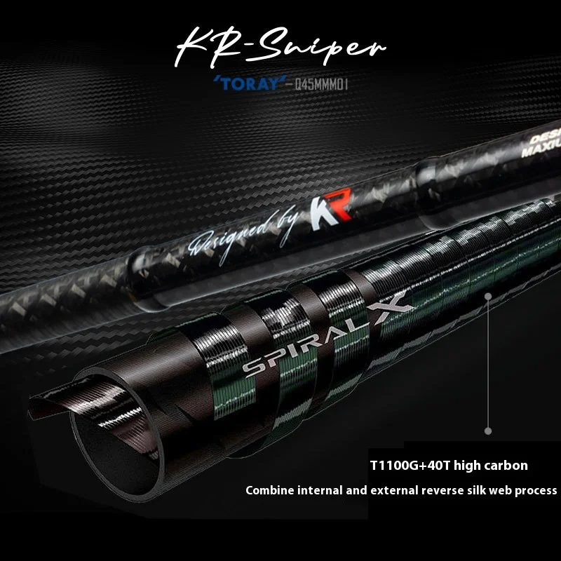 Caña Sniper fibra de carbono doble – Spinning y casting para lubina - imagen 4
