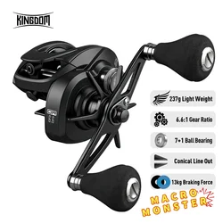 Kingdom MACRO Monster Carrete Baitcast 13KG – Aluminium versátil agua dulce salada