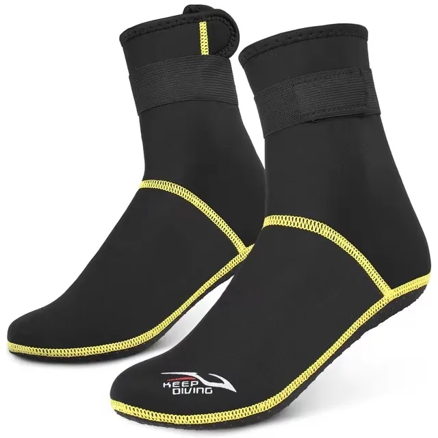 Calcetines de buceo Unisex para hombre y mujer, calcetines de agua para playa de 3mm, botas de traje de neopreno térmico, calcetines de buceo antideslizantes para Rafting, snorkel, vela - imagen 2