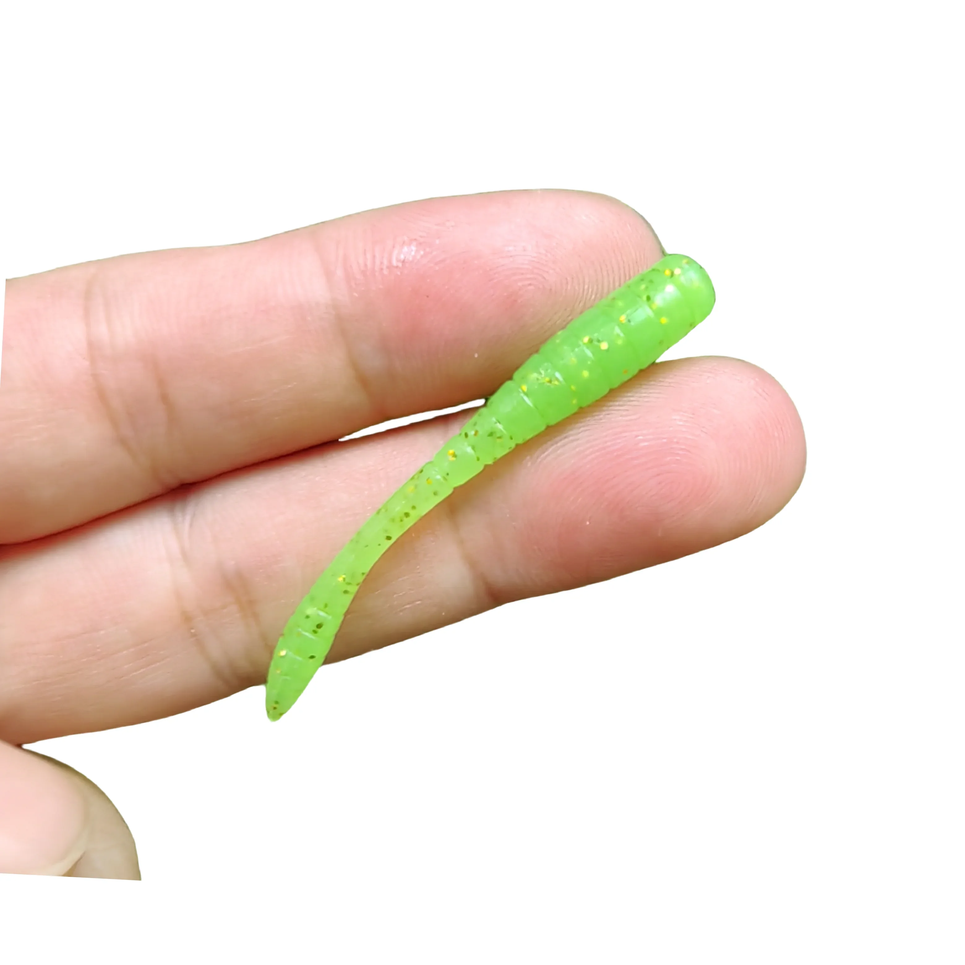 12 Uds Mini señuelo suave de pesca de gusanos 0,5g/4,8 cm cebo realista de gusanos de tierra hilo Artificial cola oscilante cebo falso de silicona - imagen 5
