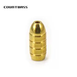 Countbass 10 Uds. Cuerpos de señuelo de latón, pesas de gusano de pesca, componentes de musgo y Lucio, componentes de pesca con mosca