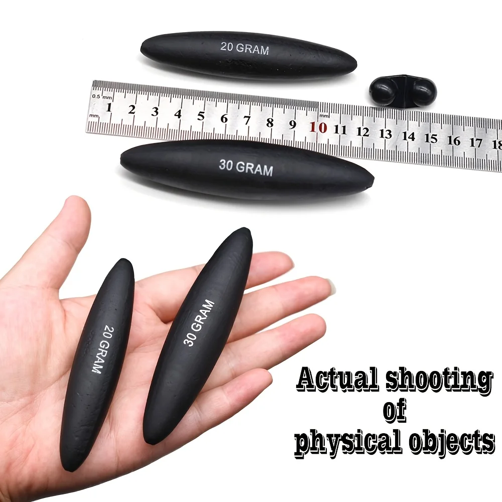 MNFT 2 juegos de flotador en línea EVA de 20g/30g con campana, flotadores de flotabilidad para pesca, cuentas de peso, flotador de bagre, accesorios de pesca - imagen 3