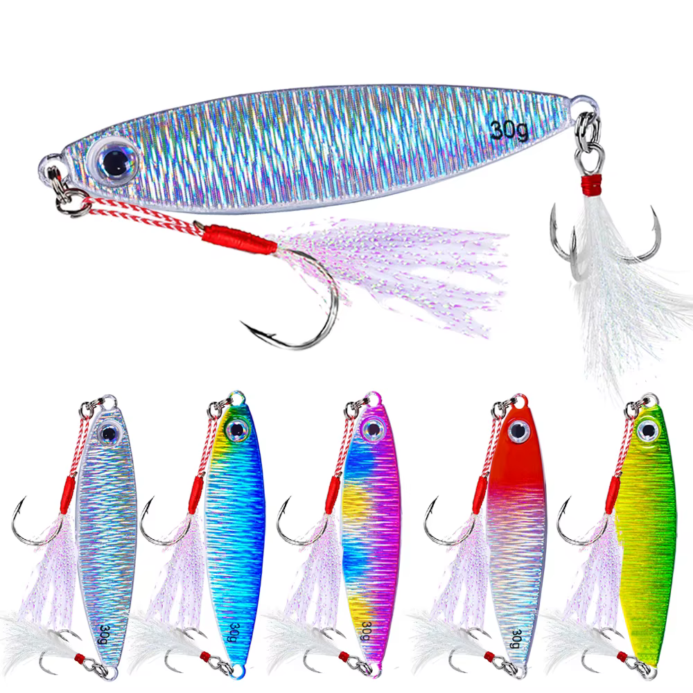 Jig metal holográfico para lubina – Agua salada - imagen 5