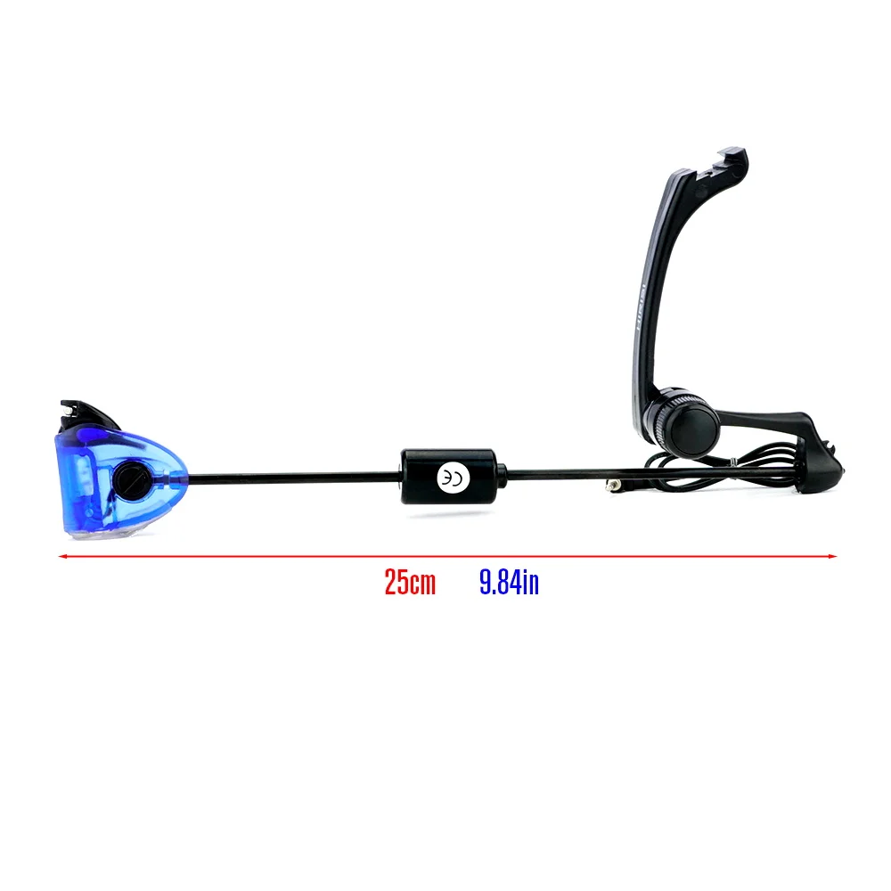 Hirisi-alarma de pesca de carpa, indicador de picadura de pesca Swinger con luz LED, 4 piezas en estuche, equipo de pesca B2002, accesorios de pesca - imagen 3