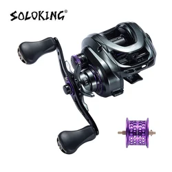 Soloking GKA200 Pro Carrete Baitcasting 6+1 Rodamientos 9KG