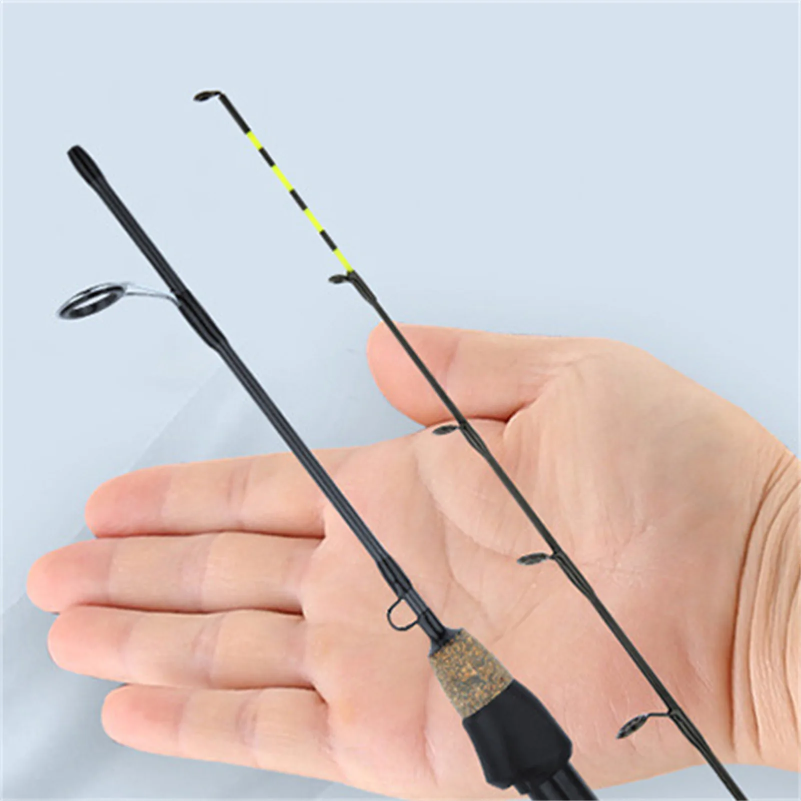 Caña de Pesca en Hielo Ultraligera – Fibra de Carbono Portátil - imagen 4