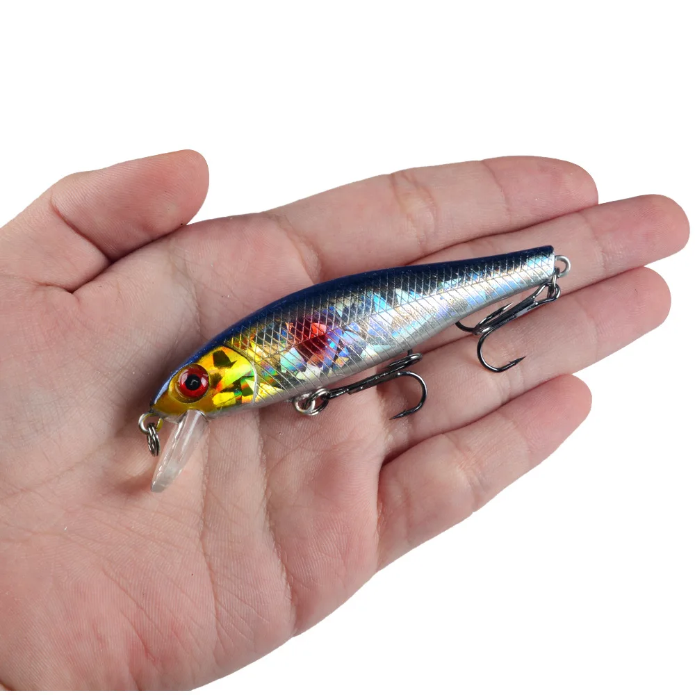Señuelo de pesca de pececillos, cebo Artificial, Wobbler, Jerkbait, Isca, Swimbait, aparejos para lubina, Lucio, carpa, 1 piezas, 8,8 Cm, 9,2G - imagen 5