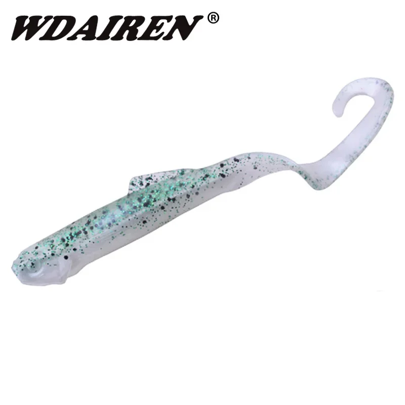 3 uds 10cm 8,5g Jig Wobblers cebo suave Shad carpa señuelo de pesca de lubina Iscas cebos artificiales de silicona aparejos de pesca de gusano vivo