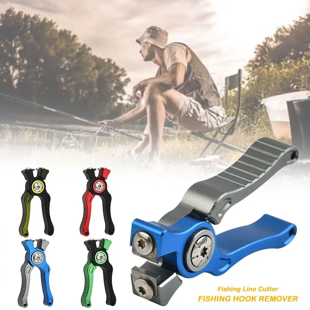 Nuevo Alicates de pesca de aleación de aluminio, tijeras, alicates de PE dorados, negros y azules, Cortador de línea de pesca, abrazadera de pesca multifuncional - imagen 4