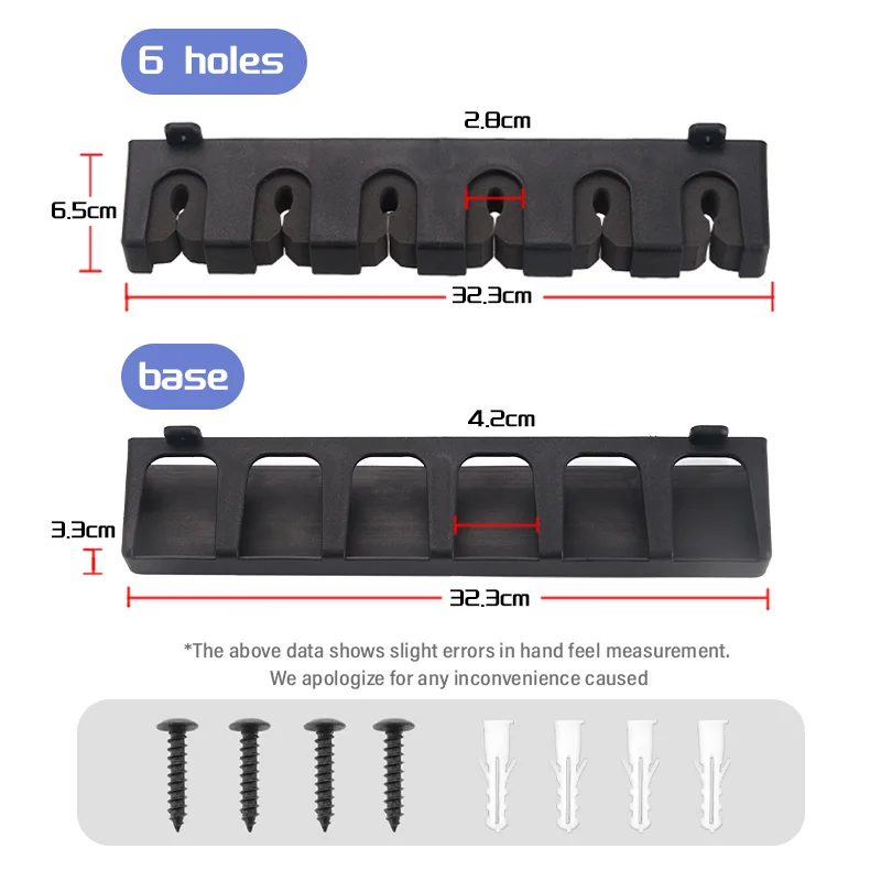 Soporte para caña de pescar DEUKIO, herramienta de almacenamiento, caña de pescar Modular montada en la pared para garaje, soporte para ahorro de espacio, estante de colección - imagen 5