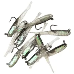 Señuelo Shad Tail 75mm en silicona – Cola de tenedor para bagre y depredadores