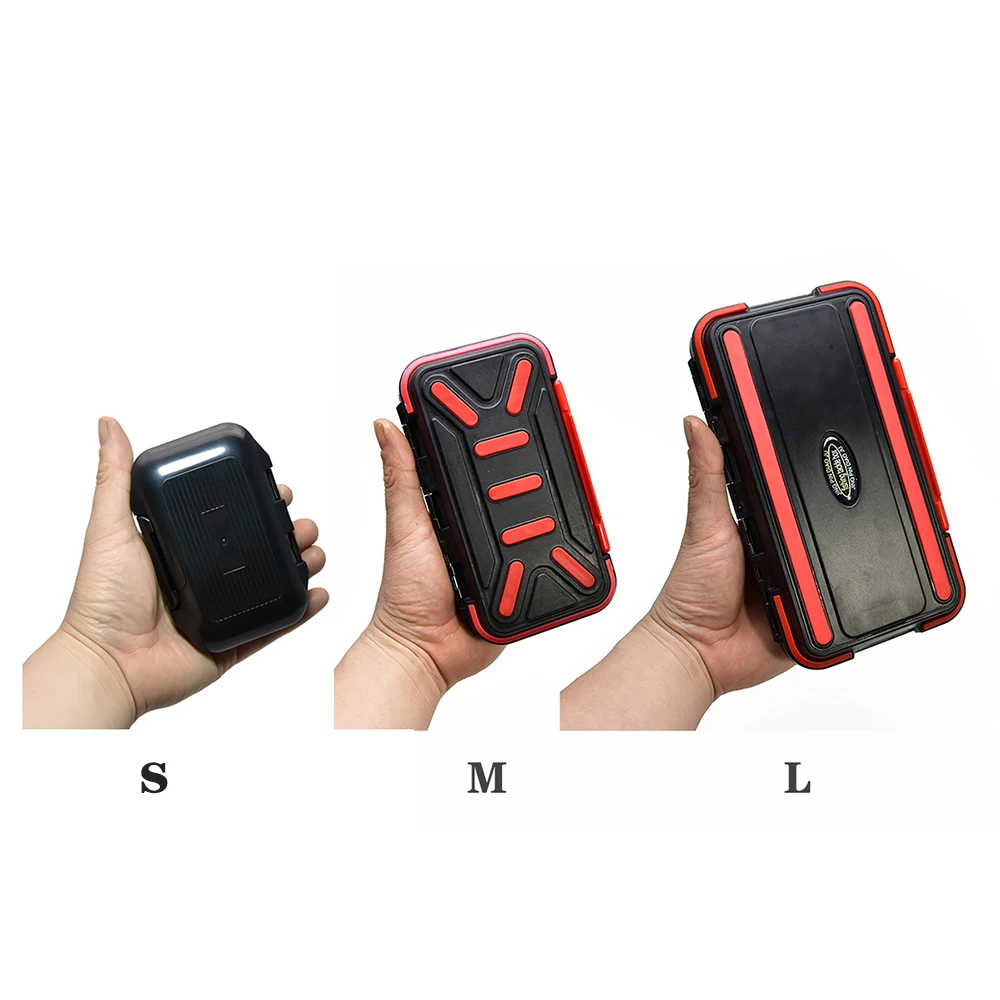 Caja de aparejos de pesca impermeable, accesorios de pesca, caja de almacenamiento de herramientas, anzuelo, señuelo, organizador de cebo falso, 1 ud. - imagen 3