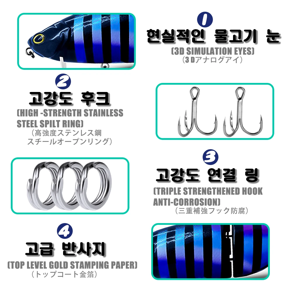 Señuelos de Pesca Swimbaits 2023, aparejos de 200mm 88g, top-water, Batis, 2 secciones, flotante, grande, para pesca de Lucio, perca, Isca, artificial - imagen 5