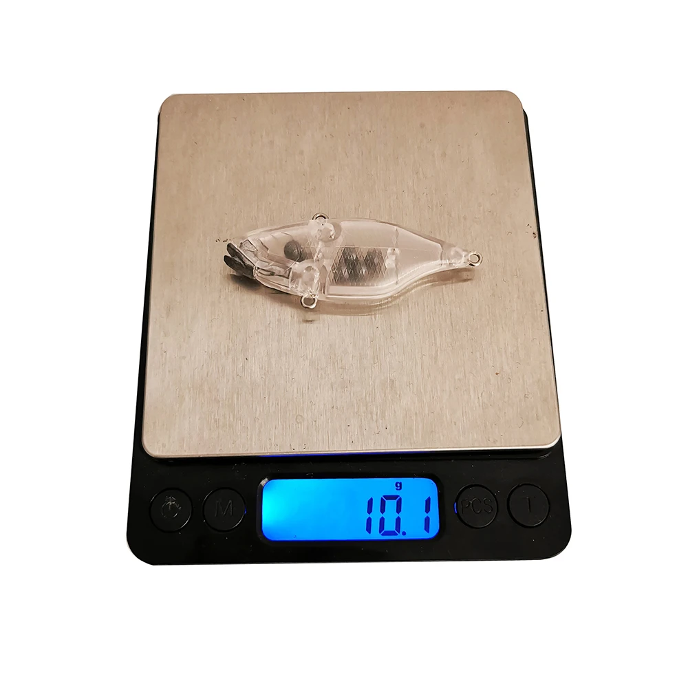 10 Uds. Crankbait sin labios sin pintar 6cm 10g hundimiento VIBRATION-X cebo duro Artificial todas las profundidades lubina VIB aparejos de señuelo de pesca - imagen 5