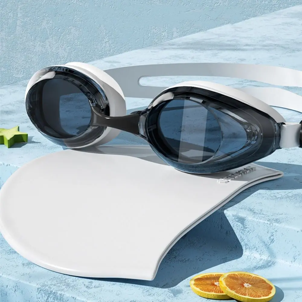 Gafas de natación creativas HD de verano, gafas de natación antiniebla impermeables, gafas de natación de buceo de silicona ajustables para hombres y mujeres - imagen 2