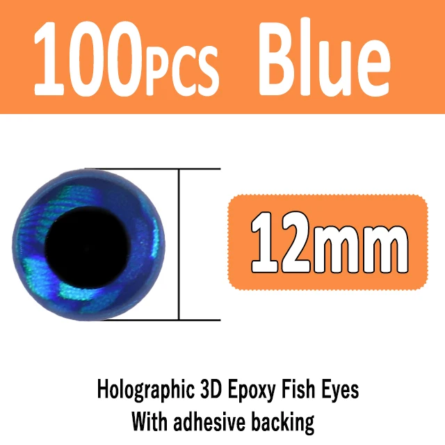12mm blue 100pcs