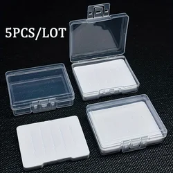 Caja de almacenamiento transparente para pesca con mosca y anzuelos