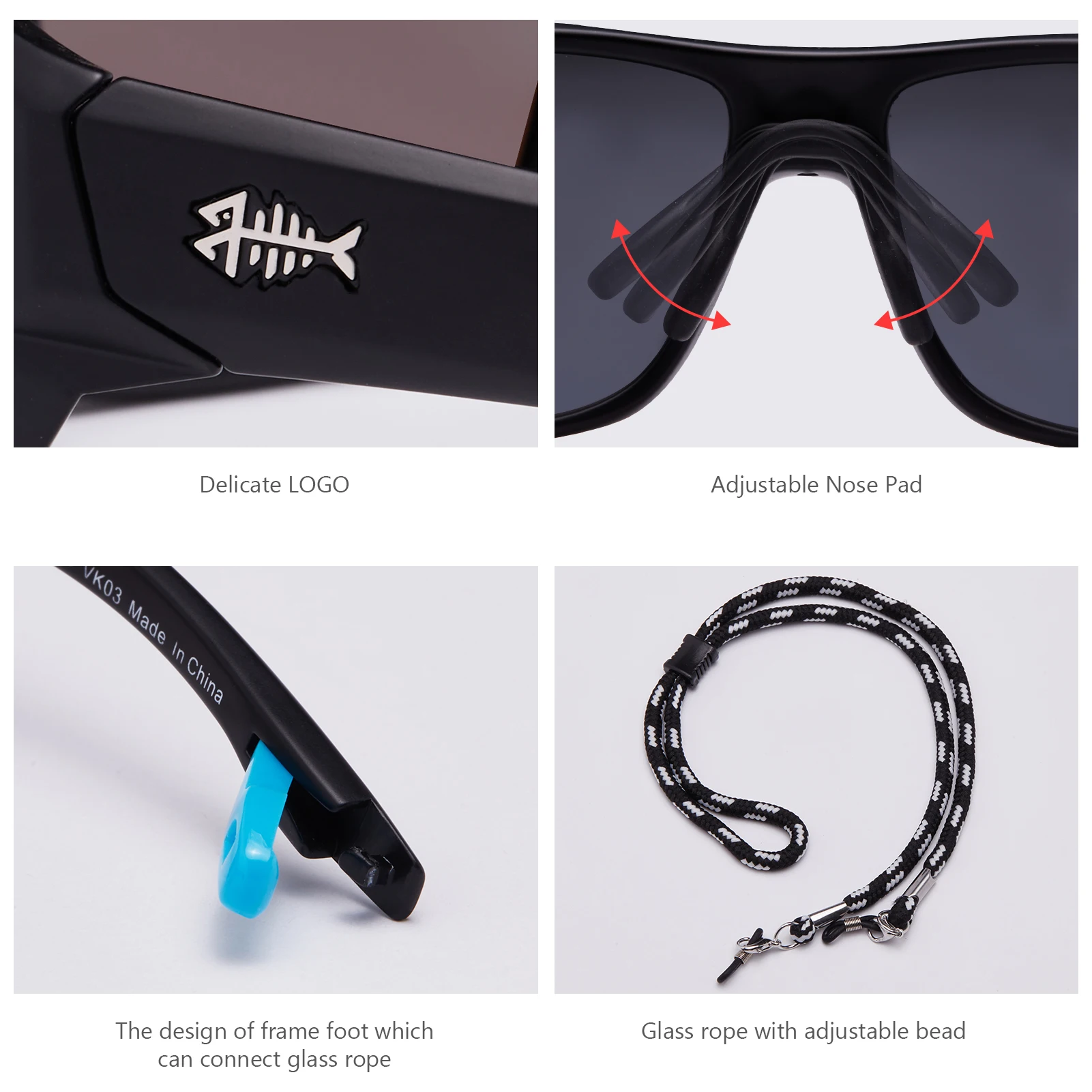Bassdash Gafas de sol deportivas polarizadas para hombres y mujeres, pesca, conducción, senderismo, UV400 con montura ligera e irrompible TPX - imagen 5