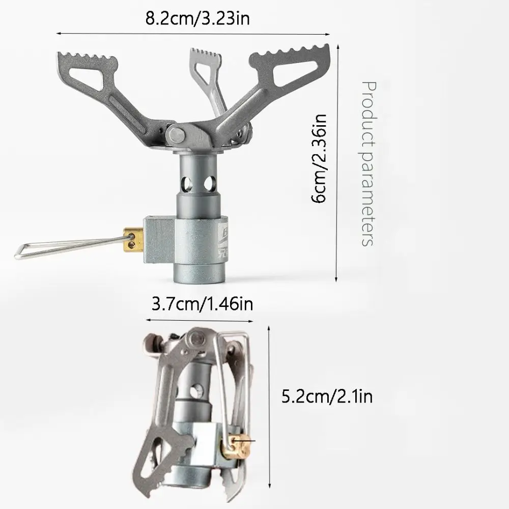 Compact y portátil Esta estufa liviana es perfecta para aventuras al aire libre