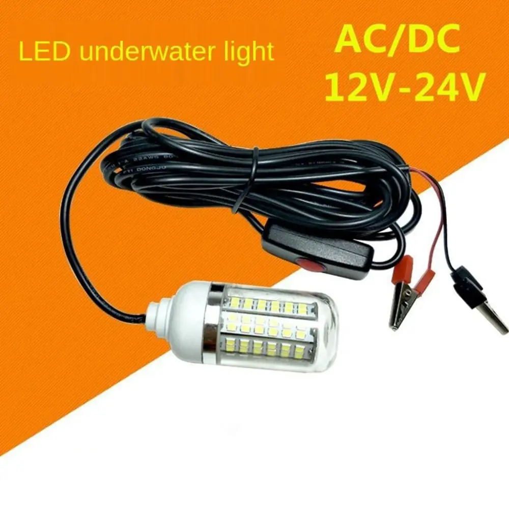 Luz trampa de pesca de 108 Leds de alta potencia, 12V, LED, resistente al agua, lámpara buscador de peces, bajo el agua, 4 colores, accesorios de pesca - imagen 3