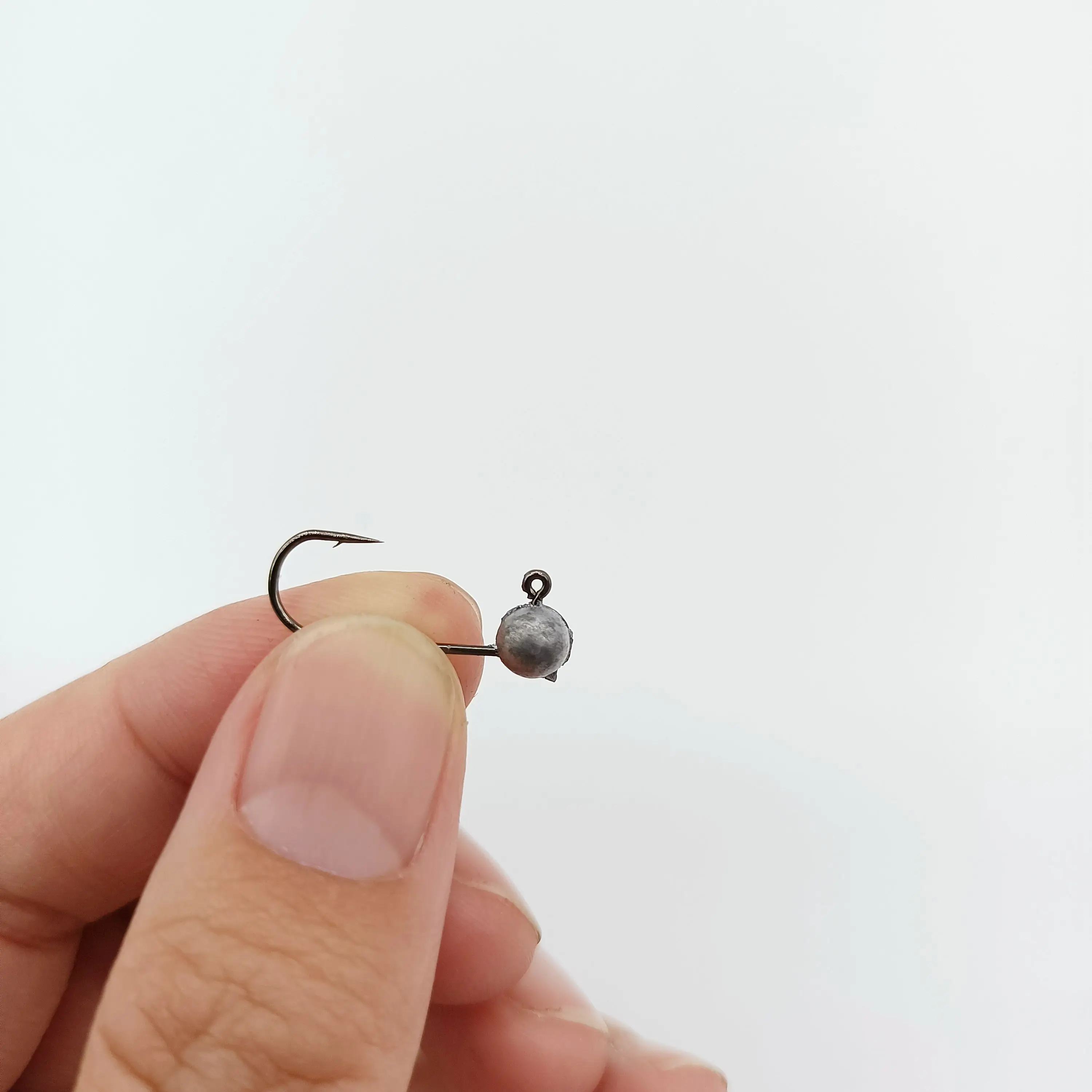 DUODUOYU-minianzuelo de pesca con cabeza plomada, accesorios de pesca artificiales, 1g/2g/3,5g, 10 unidades por lote - imagen 3
