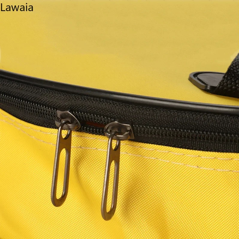 Lawaia-Bolsa de pesca de lona Oxford, bolsa de embalaje de redes redondas, aparejos de red de pesca al aire libre, novedad de 2023 - imagen 4