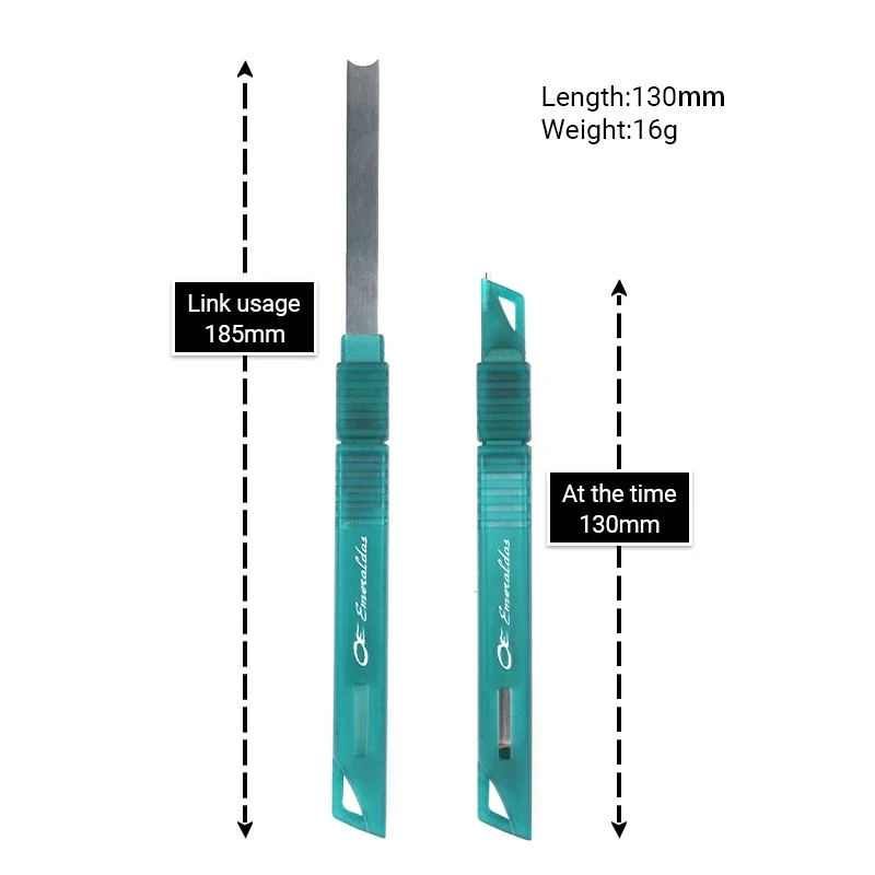 Cuchillo para limpiar calamares – Cortador de nervio de acero inoxidable - imagen 4