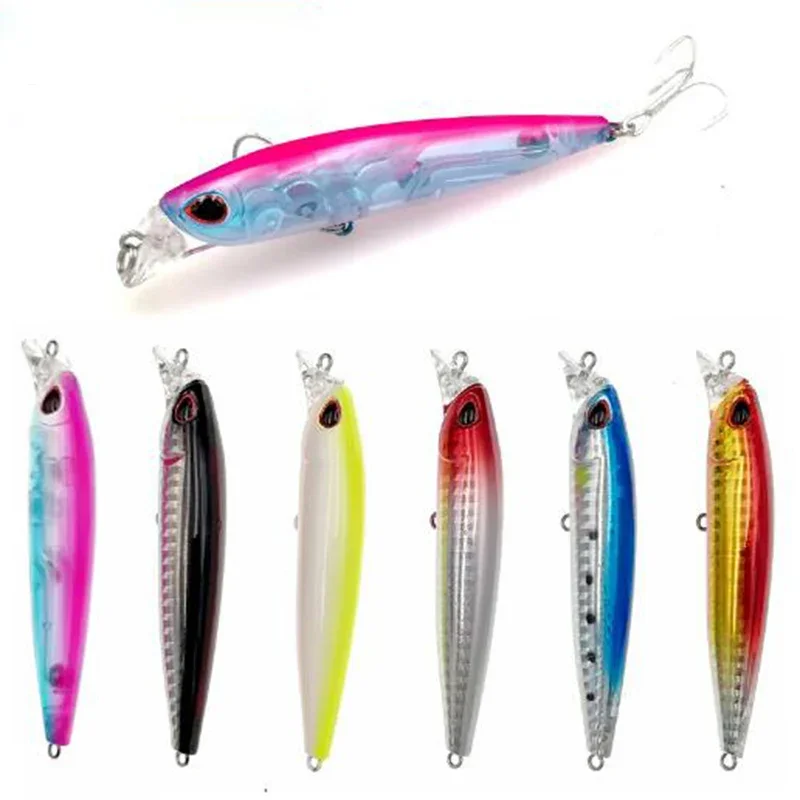 OUTKIT-señuelos de pesca Wobbler de alta calidad, 10,5g, 9cm, láser flotante, pececillo, Lucio, lubina, Peche Isca, manivela Artificial, ojos 3D