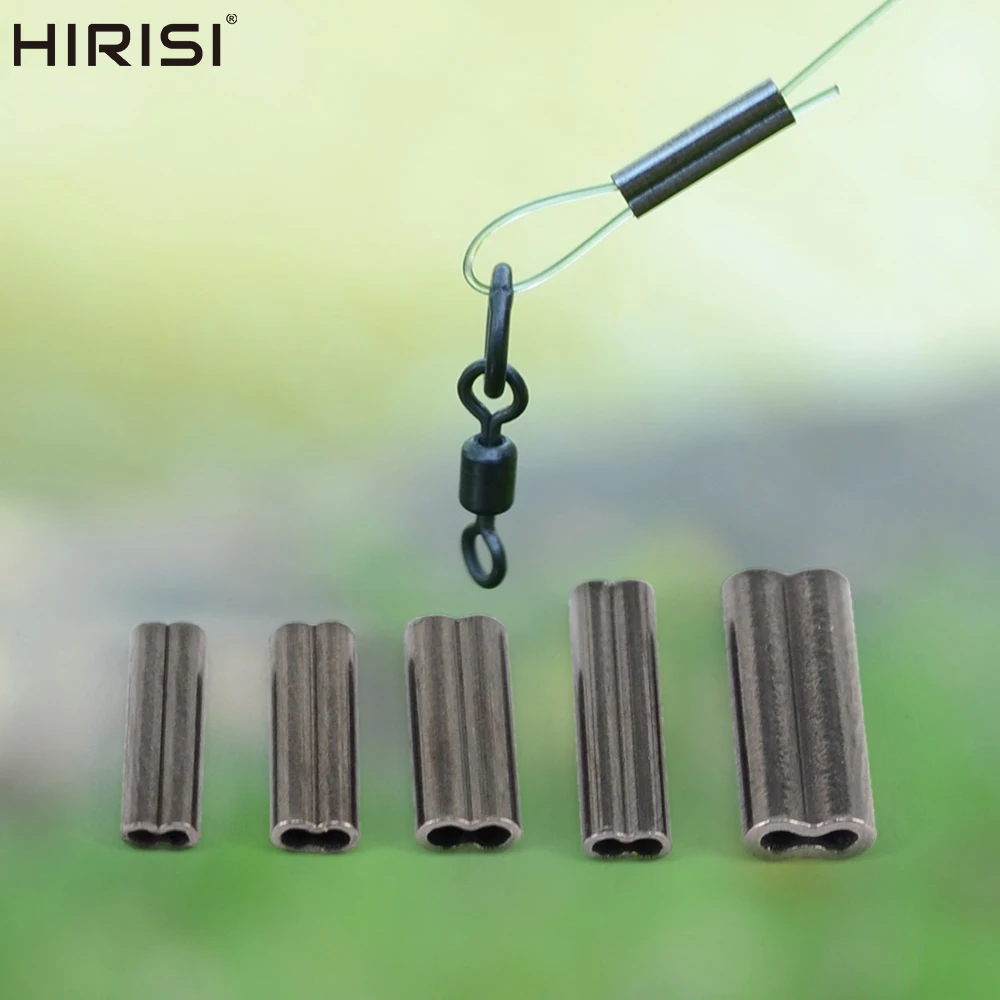 Manguitos Cobre Prensado Doble – Conectores para Montaje de Pesca - imagen 2