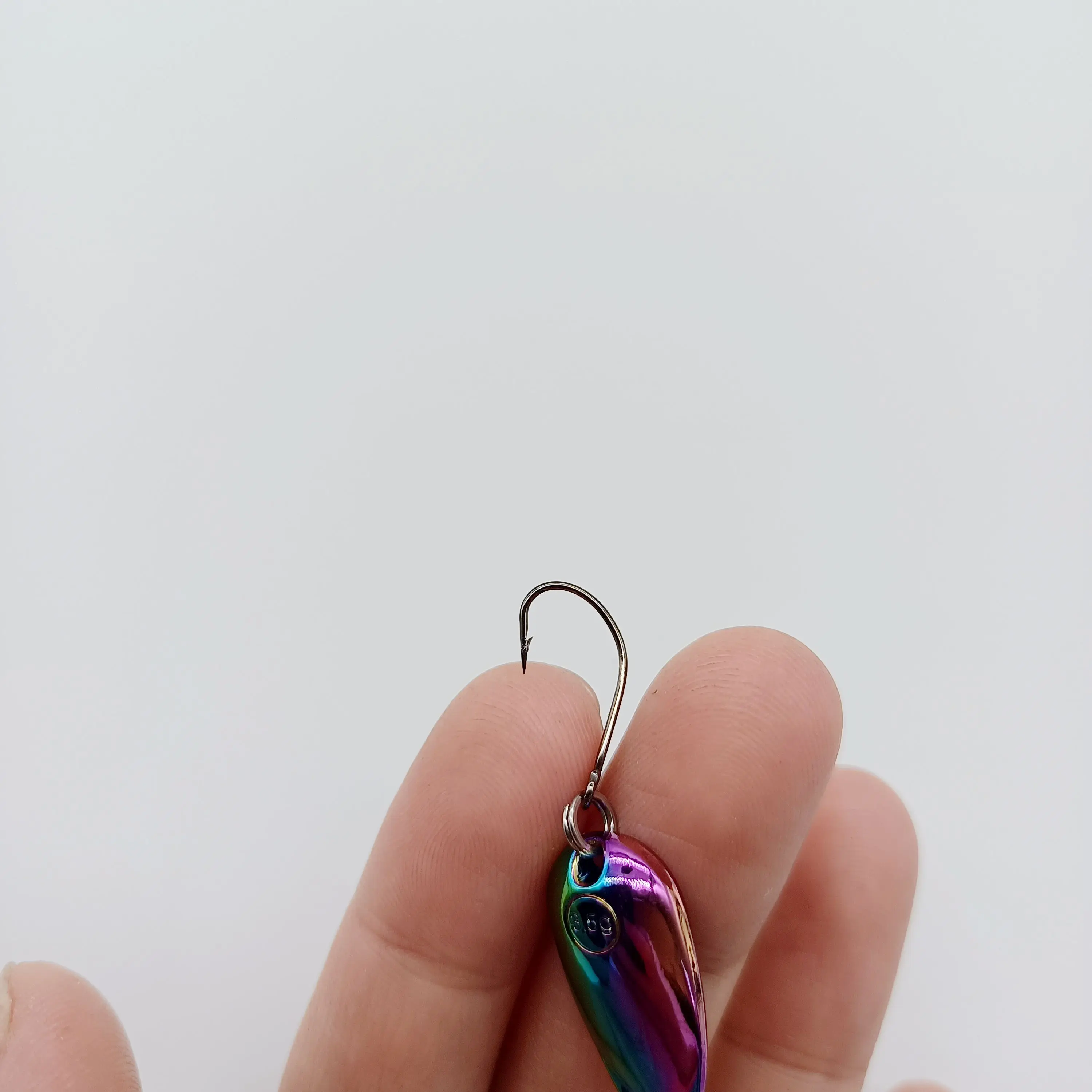 DUODUOYU 1 Uds Mini señuelo de pesca de Metal 2,5g/3,5g/5g señuelo de cuchara pequeña Wobbler Spinner cebo Artificial aparejos de pesca de lubina - imagen 5