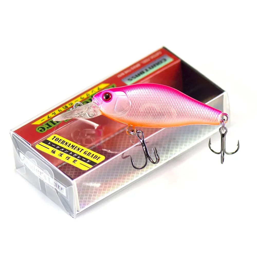 Countbass Crankbait 53 mm 6,6 g Señuelos de pesca de plástico duro, Wobbler Chatterbait de agua dulce Profundidad de buceo 1,2-1,8 m - imagen 3