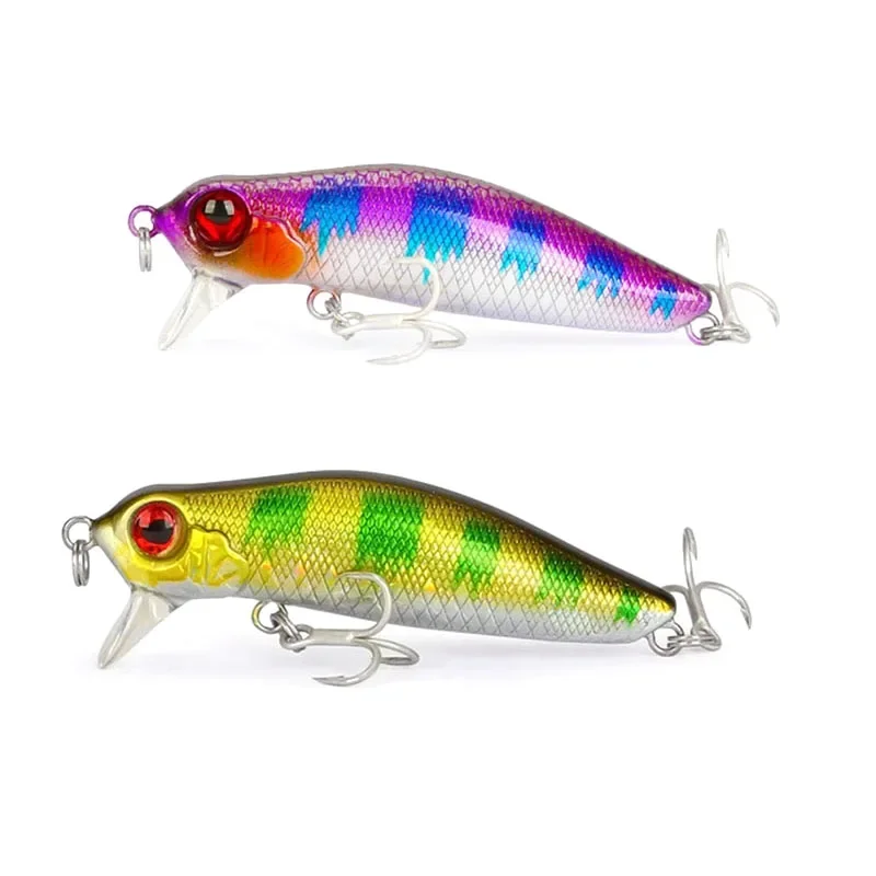 TSURINOYA DW71 señuelo de pesca flotante Minnow 64F 64mm 6g lubina 0-30cm rango poco profundo manivela cebo sistema de peso de tungsteno - imagen 2