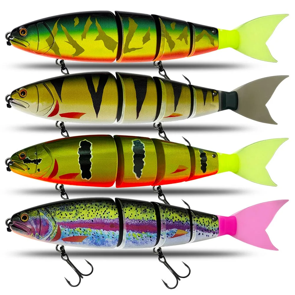 TEKNIK-señuelo articulado Swimbait leurre 2024, cebo gigante Balam 245, cebo grande para lubinas, señuelo duro GiantBait Balam245 - imagen 2