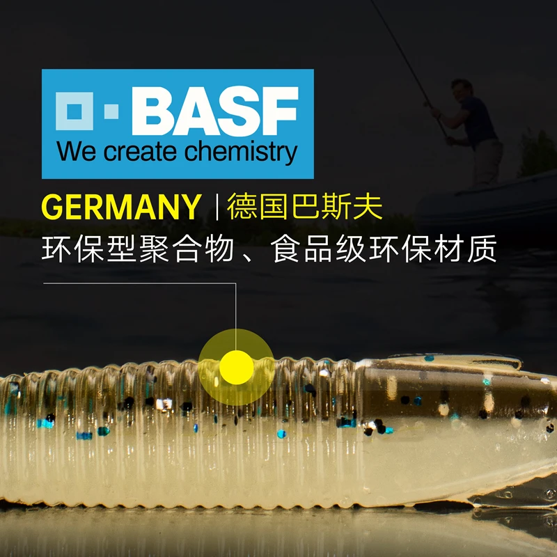 Lurefans-cebos blandos de cola en T, cebos de pesca de hundimiento, Wobbler Artificial para lubina, cebo falso, 1,6g/2,5g/3,0g/4,1g, 10 piezas - imagen 4